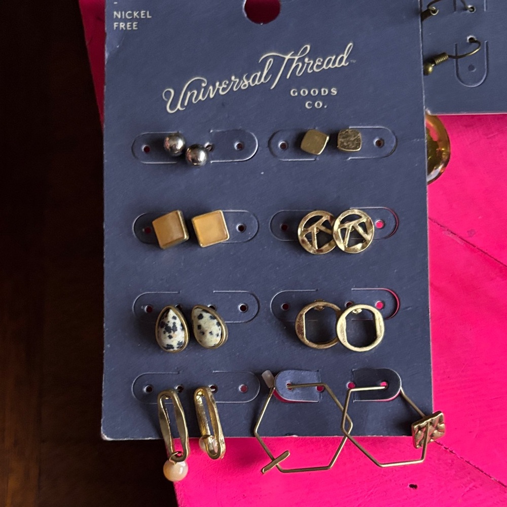 Universal Thread Mixed Metal Earring Collection